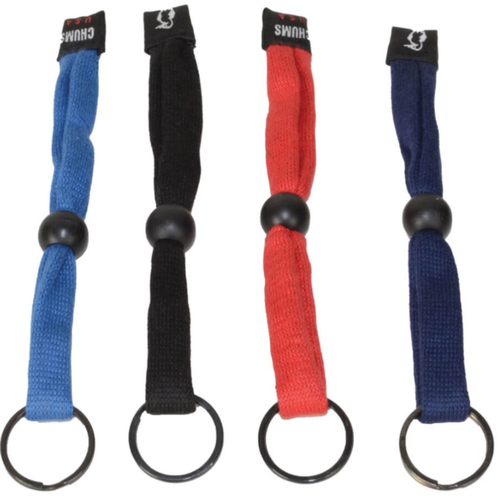 Set of 4 Chums Seersucker Keychain/Zip Pull